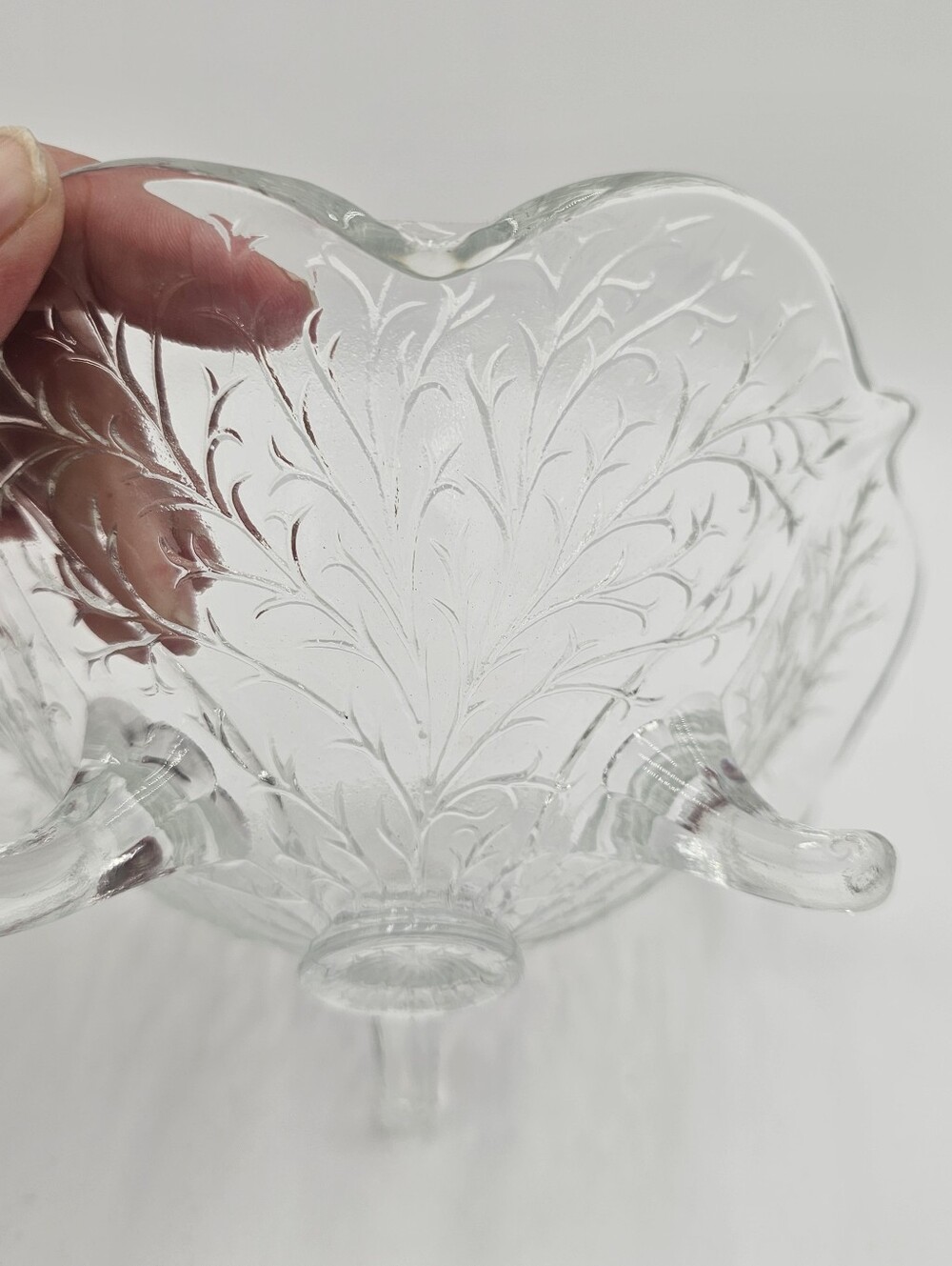 Vintage Fostoria “Chintz” Etched Glass Bowl